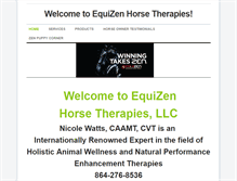 Tablet Screenshot of equizen.biz